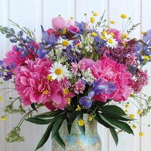 Ubrousky paprov s potiskem 33x33cm, sada 20ks - Bouquet