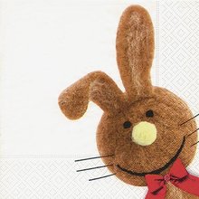 Ubrousek paprov s potiskem 33x33cm - Hello easter bunny