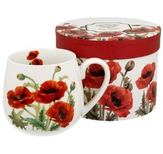 CLASSIC POPPIES - Porcelnov hrnek barylka 430ml v boxu