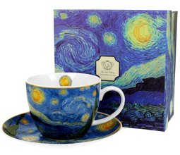 Starry Night - Porcelnov lek s podlkem jumbo 450ml v boxu
