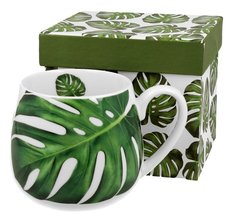 MONSTERA - Porcelnov hrnek barylka 430ml v boxu