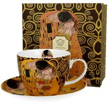 The Kiss Brown - Porcelnov lek s podlkem jumbo 450ml v boxu