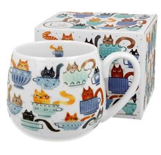 CATS WORLD - TEACUP CATS - Porcelnov hrnek barylka 430ml v boxu