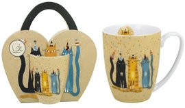 CATS WORLD - PARTY - Porcelnov hrnek Classic Bullet 320ml v pebalu