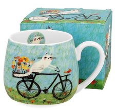 CATS WORLD - BICYCLE - Porcelnov hrnek barylka 430ml v boxu