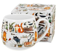 CATS WORLD - LAZY CATS - Porcelnov hrnek barylka 430ml v boxu
