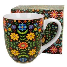 MERIDA BLACK - Porcelnov hrnek maxi 1000ml v boxu
