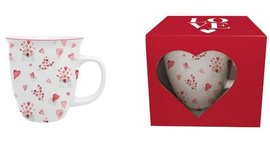 WALENTYNKA - Hrnek porcelnov 650ml s dekorem v boxu