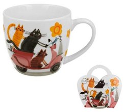 Koky na sktru - Hrnek porcelnov 460ml s dekorem v pebalu
