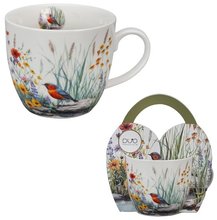 JULY - Hrnek porcelnov 460ml s dekorem v pebalu