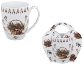 LAWENDA - Porcelnov hrnek Classic Bullet 350ml v pebalu
