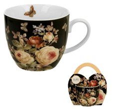 WARDA - Hrnek porcelnov 460ml s dekorem v pebalu