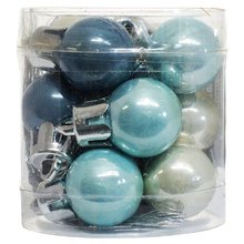 Vnon koule plast 2cm sada/12ks - MIX 97684