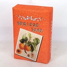 Luxusn prodn mdlo 100g s vn, balen v papru - Apricot soap