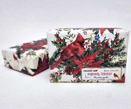 Luxusní přírodní mýdlo 200g s vůní balené - Kardinál Červený