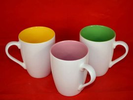 Porcelnov hrnek 330ml s dekorem - PASTEL