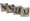 Paprov taka s dekorem mal - AUP214-M - mix 4 druhy