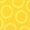 Ubrousek paprov tvrstv Circle 33x33cm - Yellow