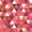 Ubrousek paprov s potiskem 33x33cm - Triangles red