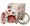 SPRING ROSES WHITE - Porcelnov hrnek barylka 430ml s vkem a kov. stkem v boxu
