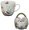 JULY - Hrnek porcelnov 460ml s dekorem v pebalu