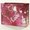 Paprov taka s dekorem Love fialov velk 32x10x26cm
