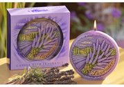 Svíčka disk 130mm s vůní Levandule - Lavender (dysk 130)