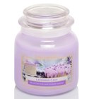 Svka s vn 430g ve sklenn dze s vkem - Lavender Cake