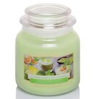 Svíčka s vůní 430g ve skleněné dóze s víčkem - Green Tea Pudding