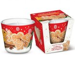 Svíčka v konickém skle 115g Christmas Sweets - Cinnamon Cookies