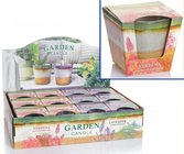 Svka v konickm skle 115g - Garden Candle - Verbena