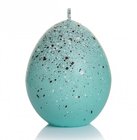Svíčka vajíčko Egg in Spots 70x100mm - Tiffany