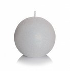 Svíčka Cristall koule 60mm - Bílá