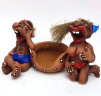 HK keramická figurka duo trol - v plavkách