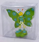 Figurka motýl z polyresinu v boxu - zelený