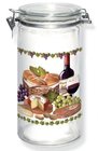 SLT CAN001 Sklenn dza s uzvrem prm.8x30cm - VINO/OLIVY