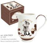 CHOV1139 Porcelánový džbán 1200ml s dekorem v boxu - CHOCOLATE VINTAGE