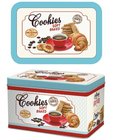 CKIE0080 Plechov dza s dekorem 22x14x13cm - COOKIES