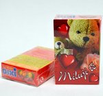 Magické bonbony ovocné DIXI 45g s textem - Miluji Tě medvídci červená