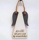 Devn andl blo-ed velk 23cm s npisem - Andl jsi pro m ty maminko