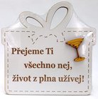 Drek devn bl MAXI 15cm s npisem - Sklenika-pohrek