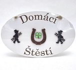 Devn deska ovl 20cm bl - Domc tst - Podkova, tylstek, 2x komink