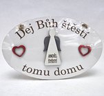 Devn deska ovl 20cm bl - Dej Bh tst tomu domu - Andl tst ed kdla