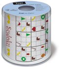 Toaletní papír 200 útržků s dekorem - Xmas Sudoku