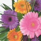 Ubrousek paprov s potiskem 33x33cm - Floral greetings