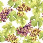 Ubrousek paprov s potiskem 33x33cm - Grapes