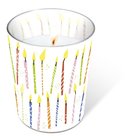 Svka ve skle Glaskerze 8,5 x 10cm - B-day candles