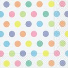 Ubrousek paprov s potiskem 33x33cm - Pastel dots