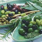 Ubrousek paprov s potiskem 33x33cm - Bowles with olives