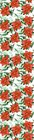 Toaletní papír 200 útržků s dekorem - Floral Christmas